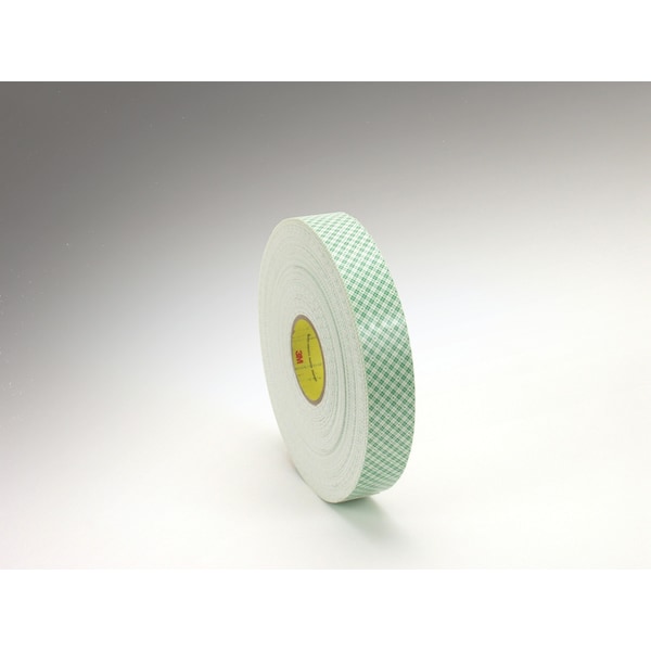 Dbl Side Foam Tape, 1/2"x36 yds., 1/16", Natural, PK18